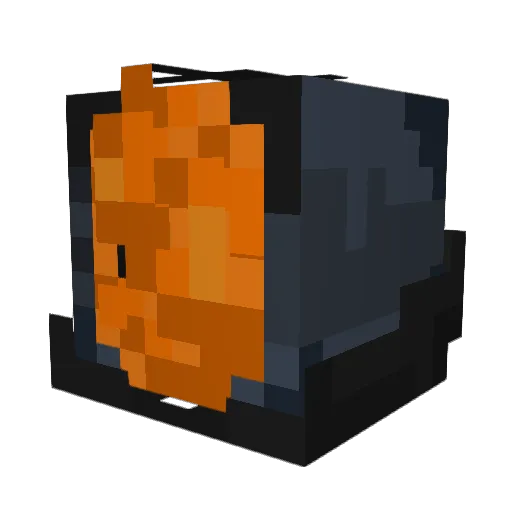 JuliOlme Minecraft avatar head, 3D render