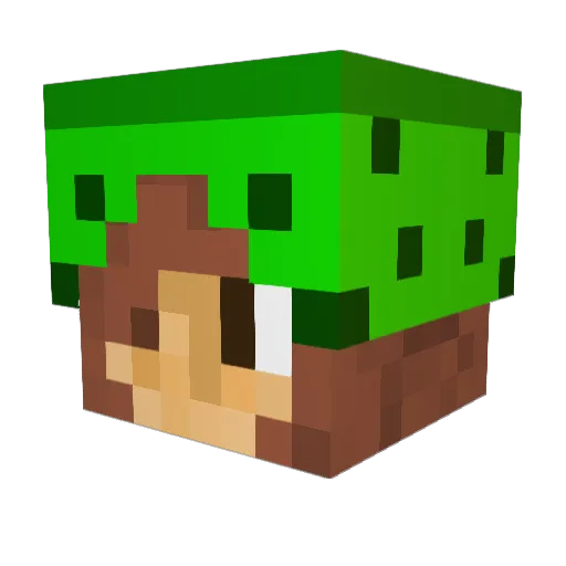 JuliOuguscht Minecraft avatar head, 3D render