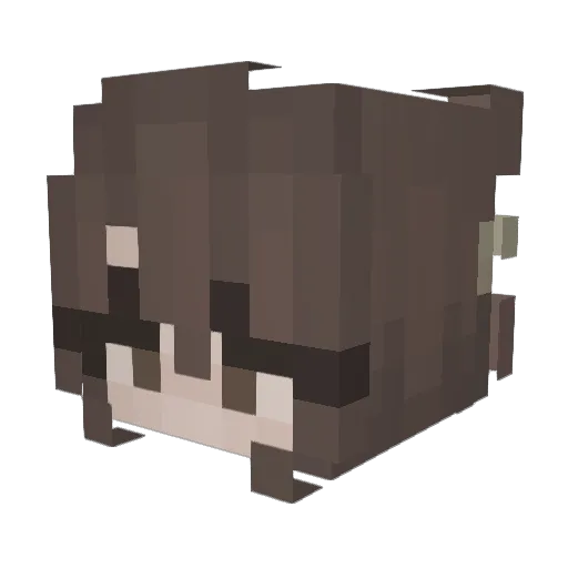 JuliaRodriguez Minecraft avatar head, 3D render