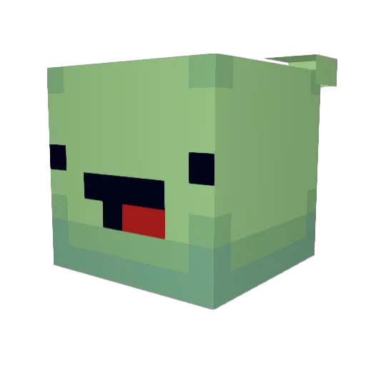 Juliace Minecraft avatar head, 3D render