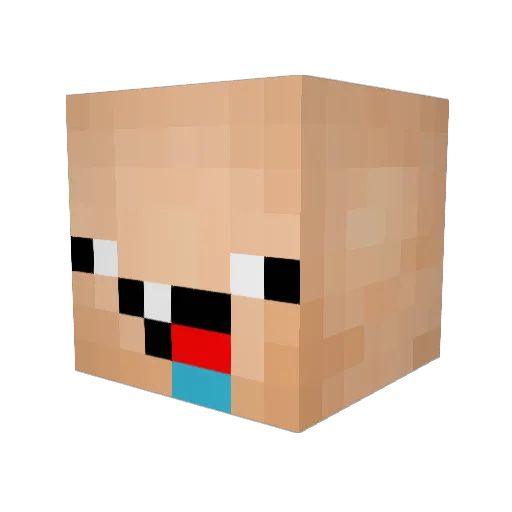 Julian112292 Minecraft avatar head, 3D render
