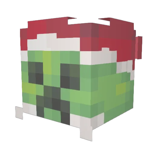 Julian190107 Minecraft avatar head, 3D render