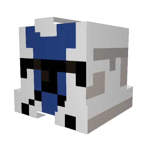 Julian2707 Minecraft avatar head, 3D render