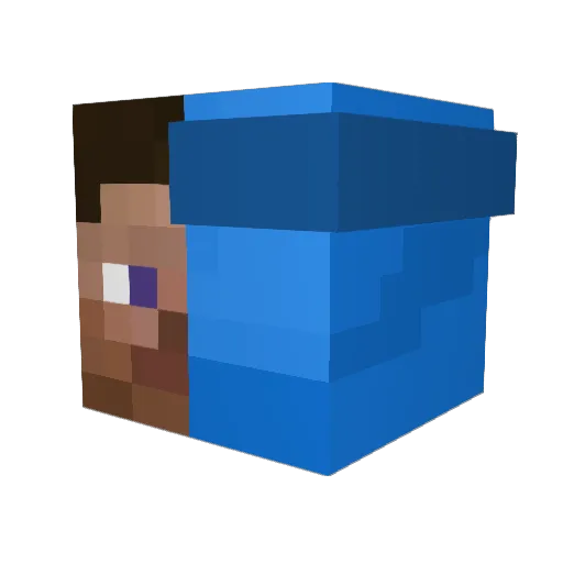Julian47543 Minecraft avatar head, 3D render