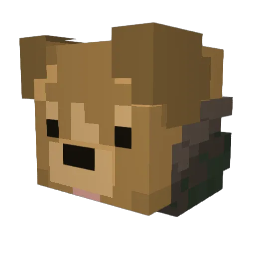 Julian59834 Minecraft avatar head, 3D render