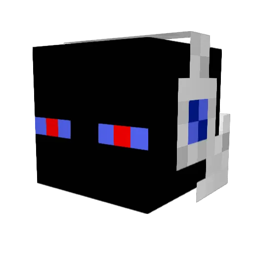 Julian90090 Minecraft avatar head, 3D render