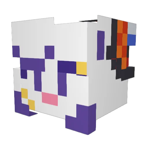 JulianDiazM Minecraft avatar head, 3D render