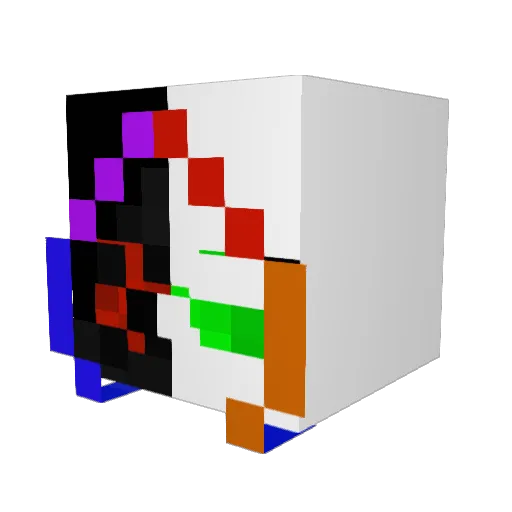 JulianK273 Minecraft avatar head, 3D render