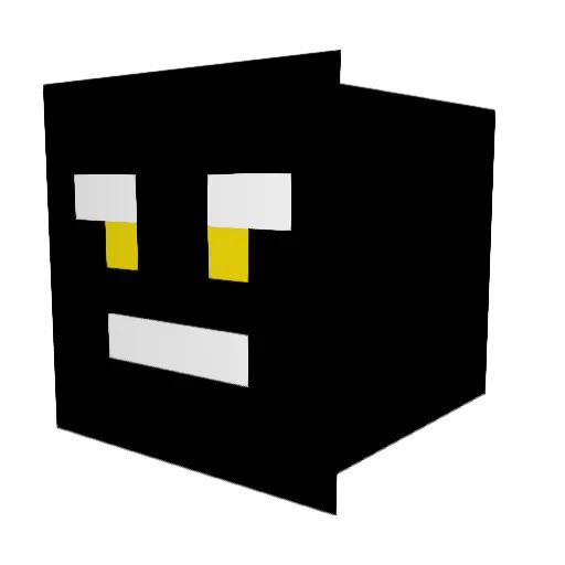 JulianL14 Minecraft avatar head, 3D render