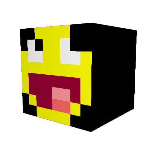 JulianUY Minecraft avatar head, 3D render
