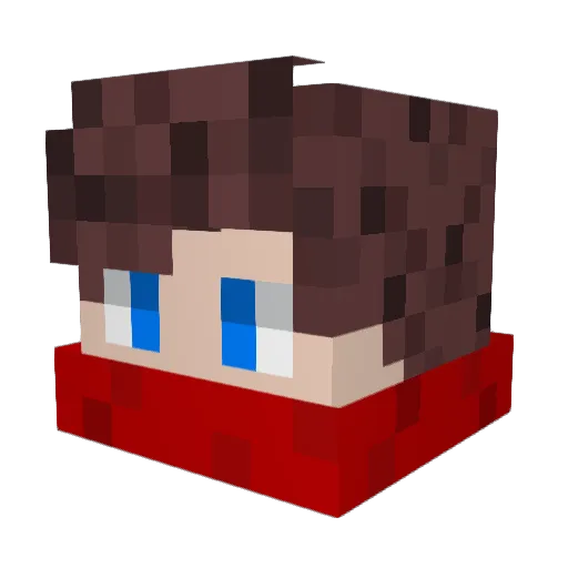 Julian_200 Minecraft avatar head, 3D render