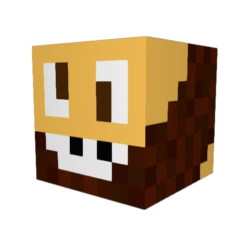 Julian_Sart Minecraft avatar head, 3D render