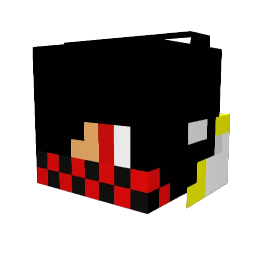 Juliancrafter96 Minecraft avatar head, 3D render