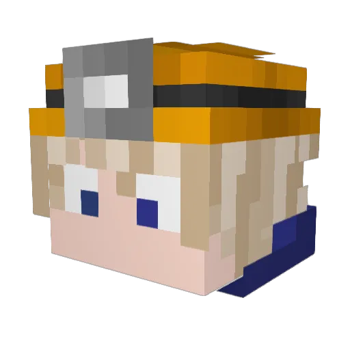 JulianoThomaz Minecraft avatar head, 3D render