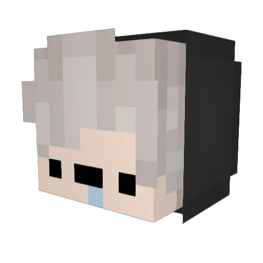 Juliano_Nights Minecraft avatar head, 3D render