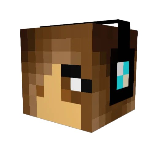 Juliecosta20 Minecraft avatar head, 3D render
