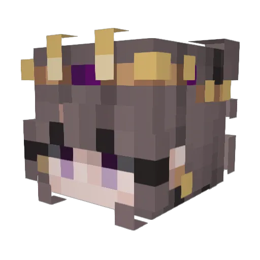 Julieke2008 Minecraft avatar head, 3D render