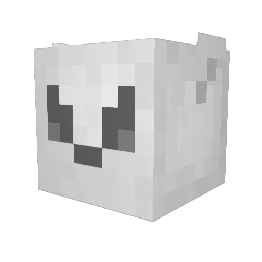 Julien242 Minecraft avatar head, 3D render