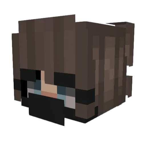 Julinarvaez04 Minecraft avatar head, 3D render