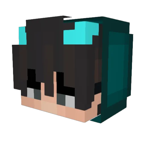 Julinek28 Minecraft avatar head, 3D render