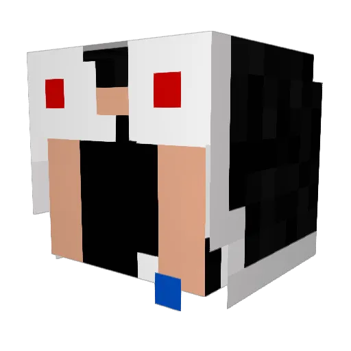 Julio091007 Minecraft avatar head, 3D render