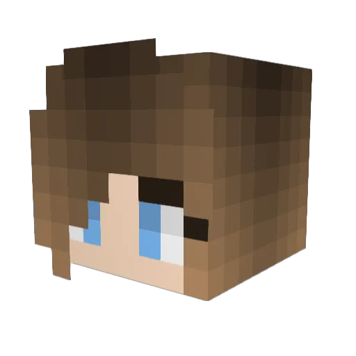 JulioCeasar Minecraft avatar head, 3D render
