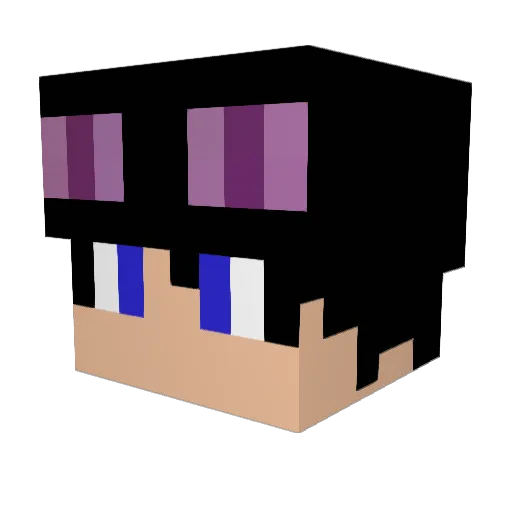 JulioCesarSN Minecraft avatar head, 3D render