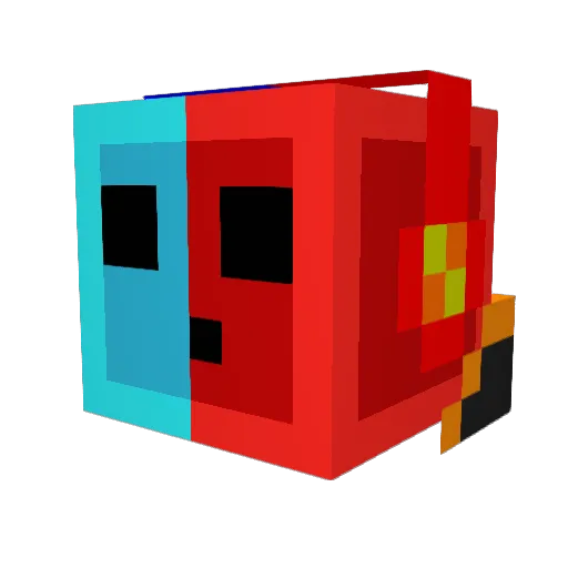 JulioGamer_2516 Minecraft avatar head, 3D render