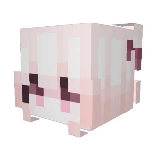 Julio_yan Minecraft avatar head, 3D render