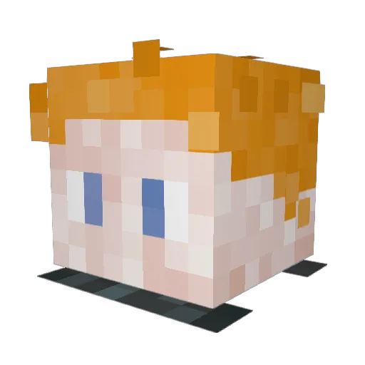 Julius330492 Minecraft avatar head, 3D render