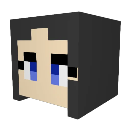 JuliusClairmont Minecraft avatar head, 3D render