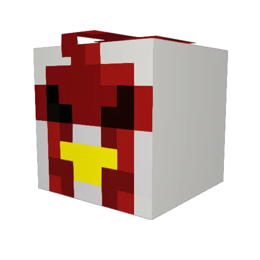 JuliusGaillus Minecraft avatar head, 3D render
