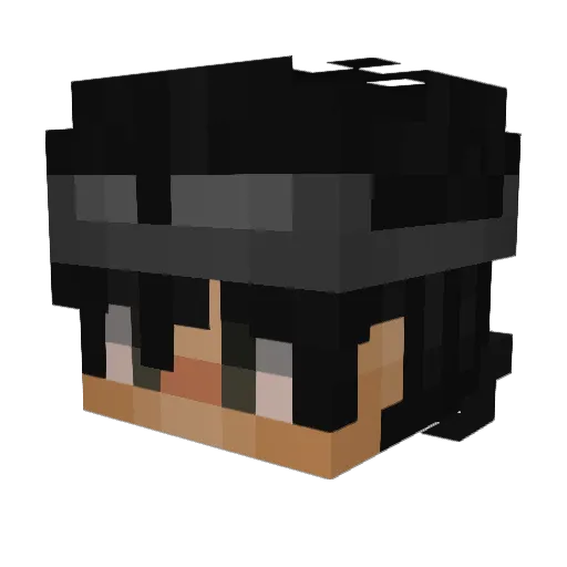 JuliusIstDoof Minecraft avatar head, 3D render