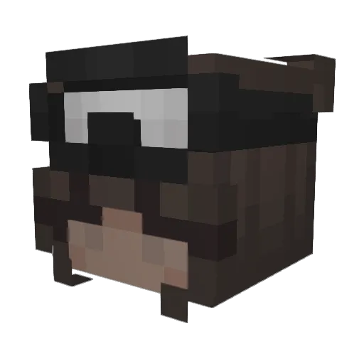 JuliusLam Minecraft avatar head, 3D render