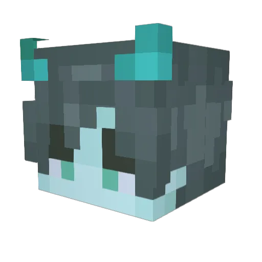 JuliusNex Minecraft avatar head, 3D render