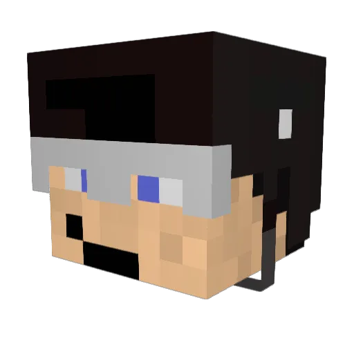 Julius_C33 Minecraft avatar head, 3D render