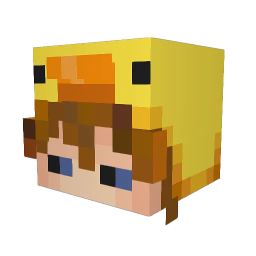 Julius_S51 Minecraft avatar head, 3D render