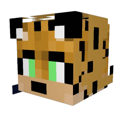 Julius_the_Great Minecraft avatar head, 3D render