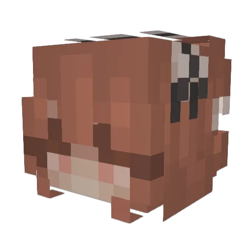 JulkaFF Minecraft avatar head, 3D render