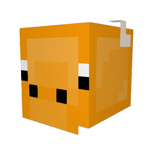 Julko Minecraft avatar head, 3D render