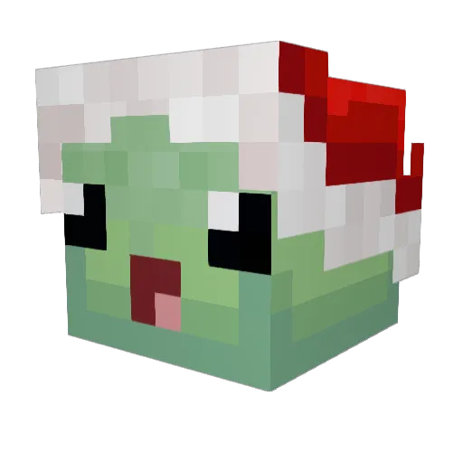 JullianGallager Minecraft avatar head, 3D render