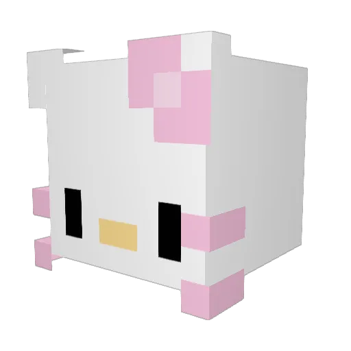 Juls1115 Minecraft avatar head, 3D render