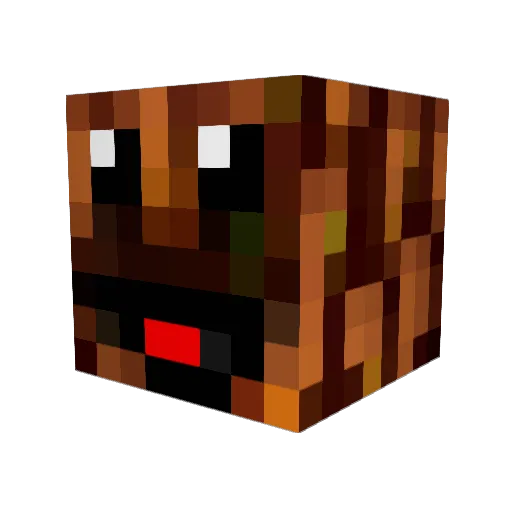 Juls_ms Minecraft avatar head, 3D render