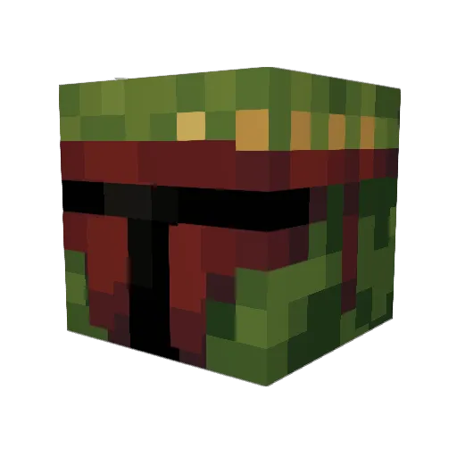 JulyPJ08 Minecraft avatar head, 3D render