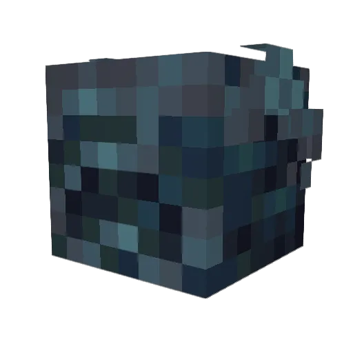 JulySaeed Minecraft avatar head, 3D render
