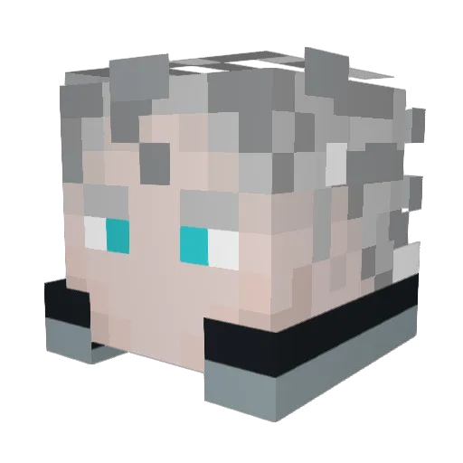 Julyyy0 Minecraft avatar head, 3D render