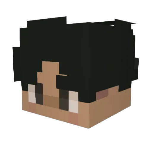 JumbledGuavoo Minecraft avatar head, 3D render
