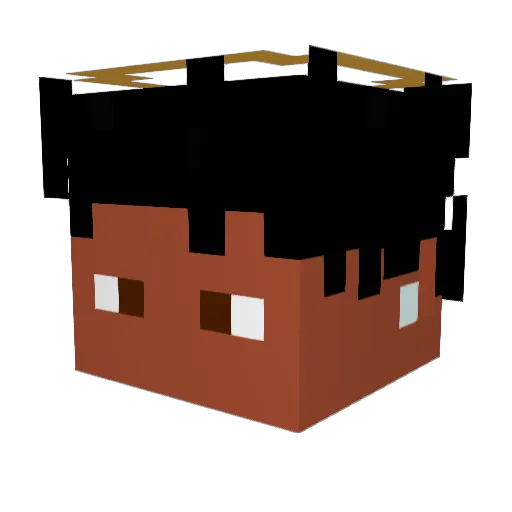 JumbledPablo1 Minecraft avatar head, 3D render