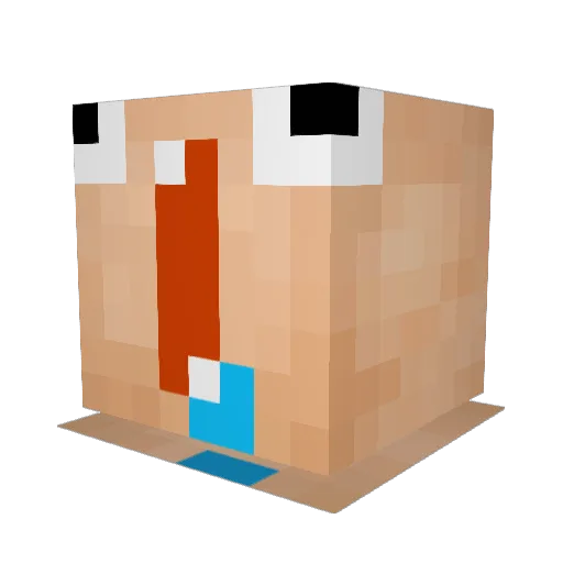 JumboDumbo123 Minecraft avatar head, 3D render