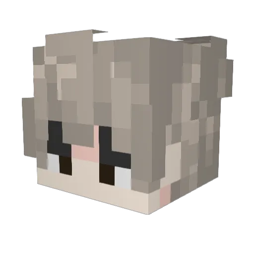 JumboPickles Minecraft avatar head, 3D render